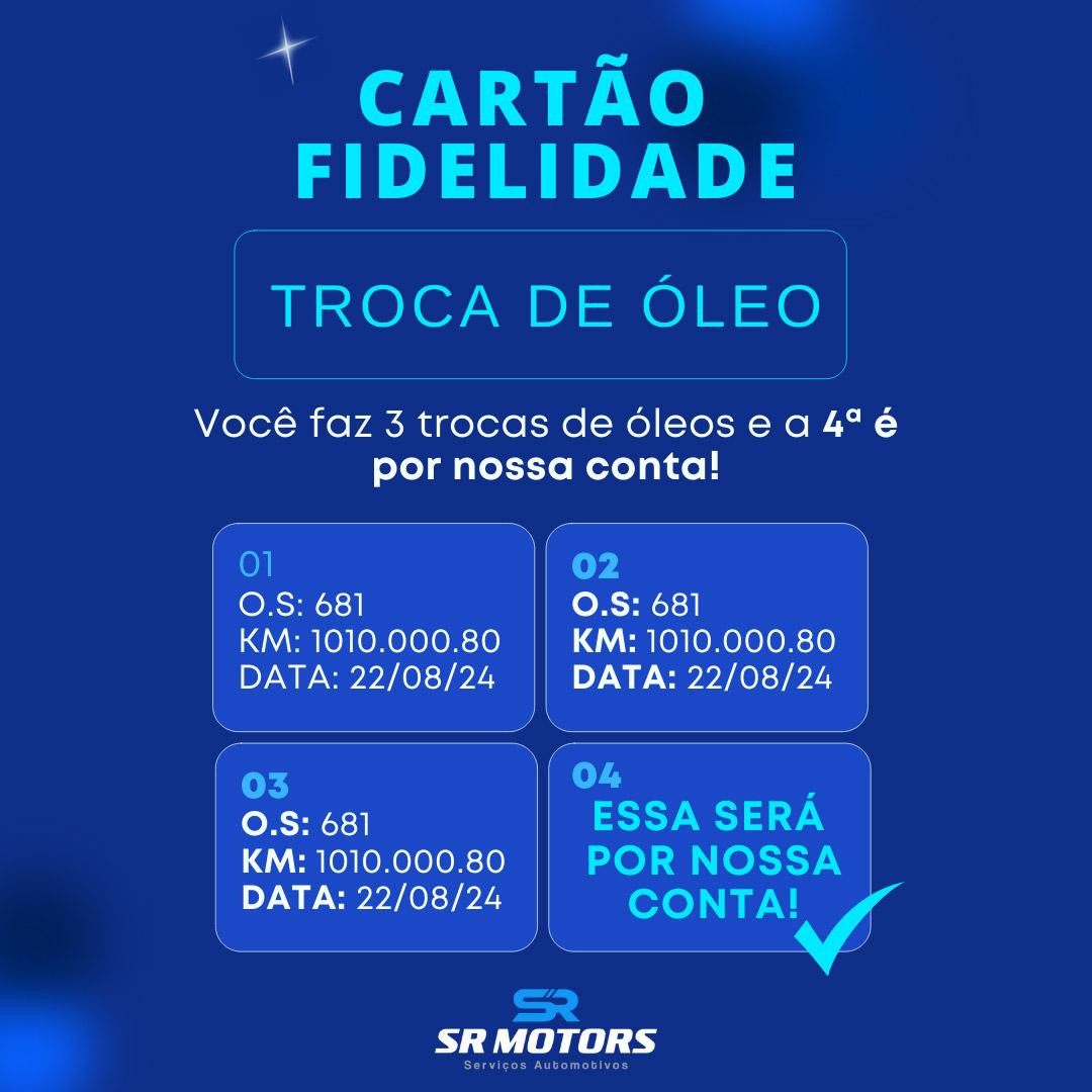 Cartão fidelidade