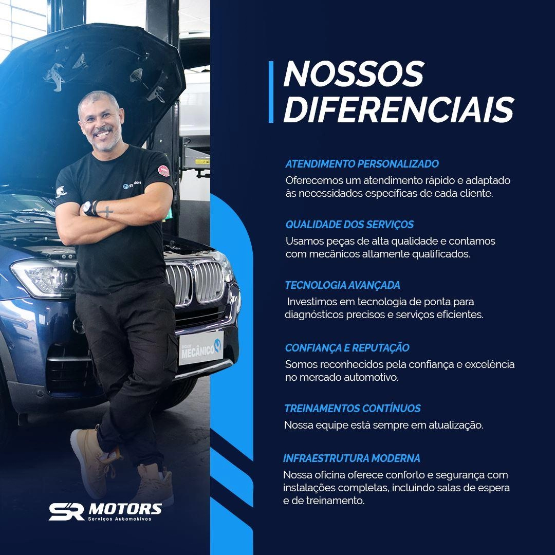 SR Motors referência em serviços de manutenção automotiva de qualidade SR Motors | Oficina Mecânica • Serviços automotivos
